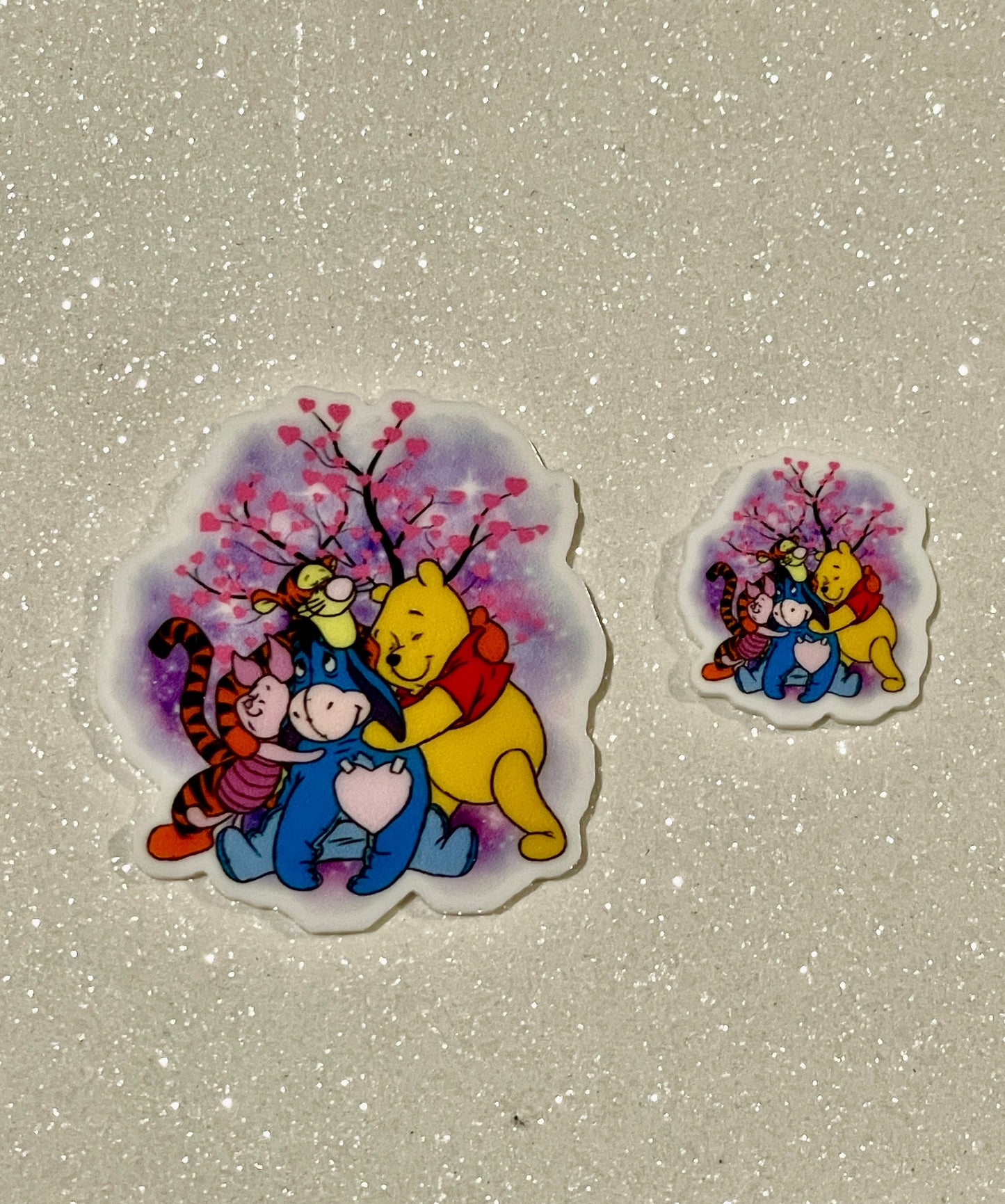 Resin Flatback Planar E0993 - Winnie The Pooh (2 Sizes Available)