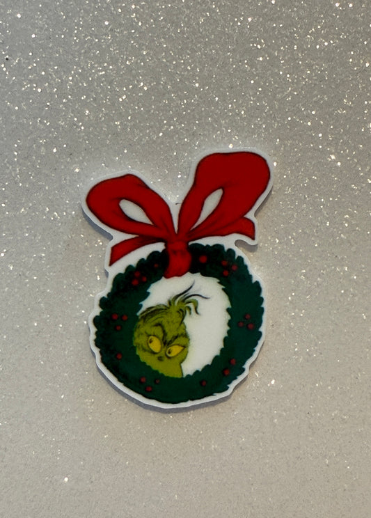 Resins Flatback Planar E1020 - Grinch (Christmas Collection)