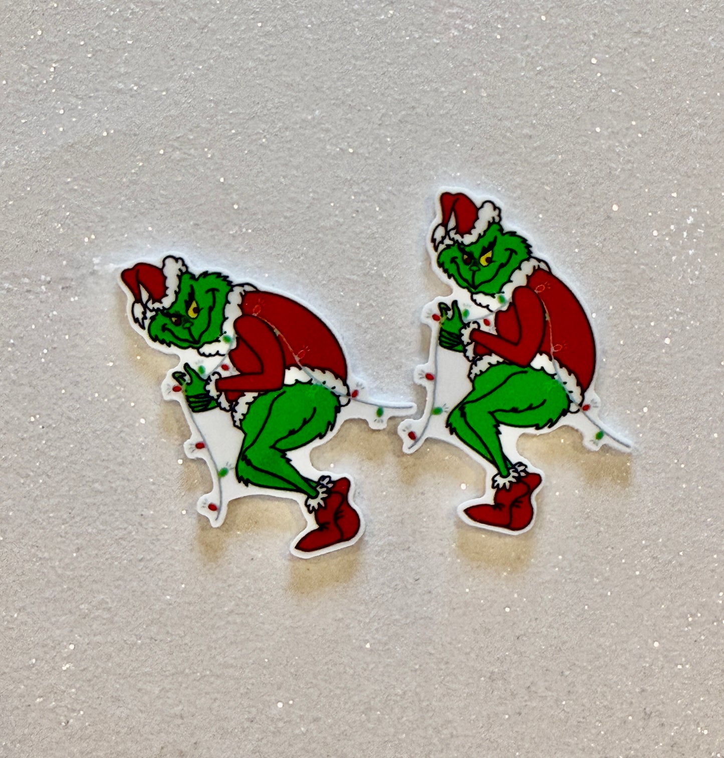 Resins Flatback Planar E1029 - Grinch (Christmas Collection) (27)