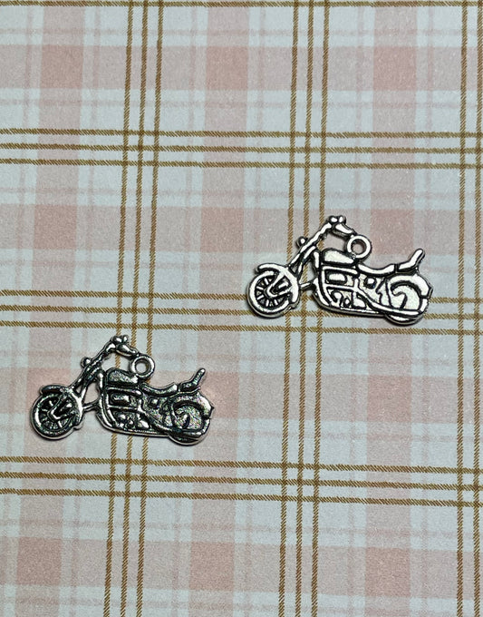 Vintage Bike Charm / Pendant Silver (10ea/pack)