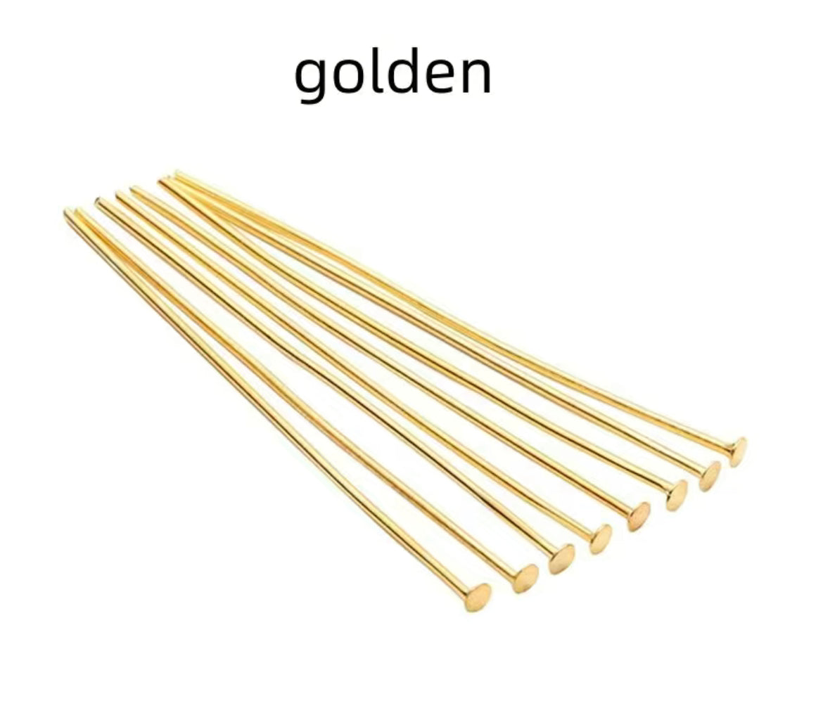 Earring Finding -Headpins For Jewelry Making (100ea/pack)