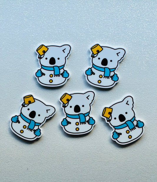 Resins Flatback Planar (Snowman Koala)