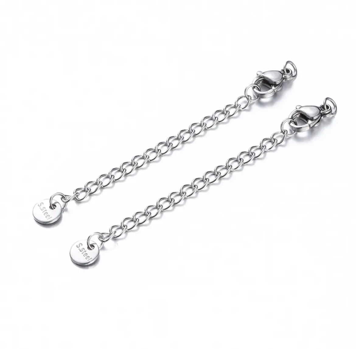 Chain Connector/Extension- Stainless Steel Tail Chains with Lobster Clasp