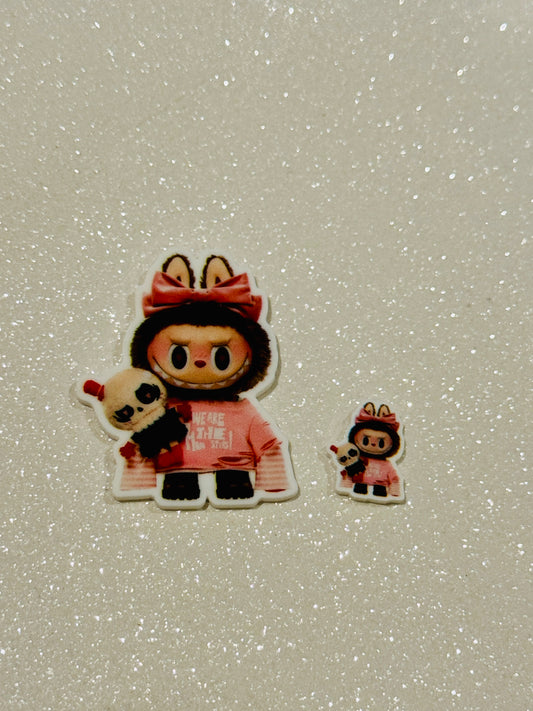 Resin Flatback Planar E1014 - Labubu The Monster (2 Sizes Available)