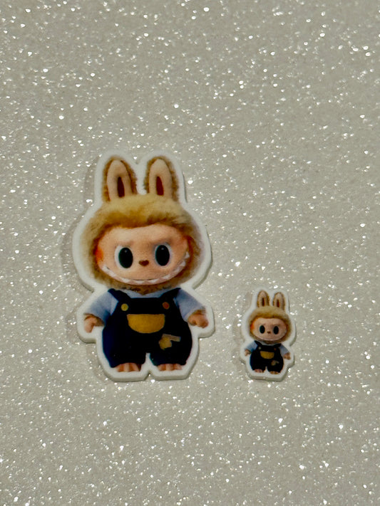 Resin Flatback Planar E1015 - Labubu The Monster (2 Sizes Available)