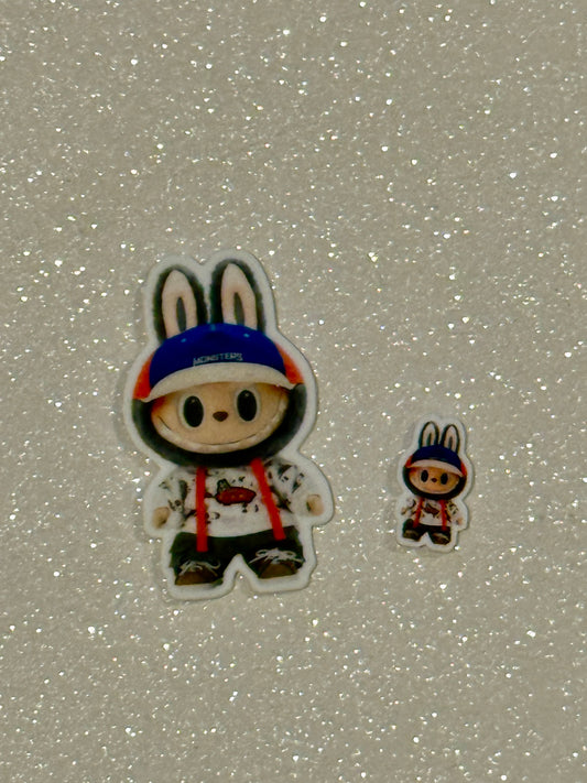 Resin Flatback Planar E1018 -  Labubu The Monster (2 Sizes Available)
