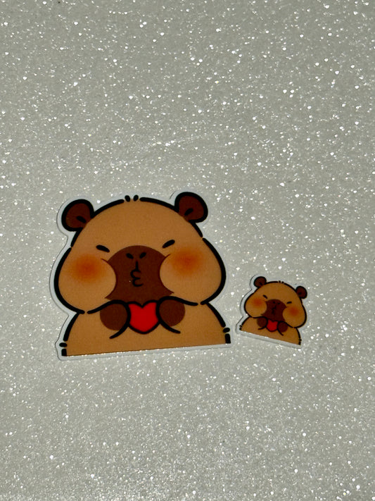 Resin Flatback Planar E1075 - Capybara (2 Sizes)