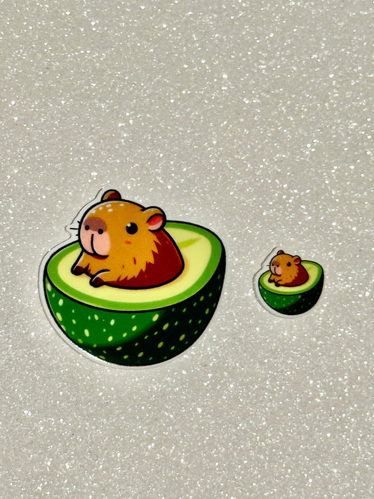 Resin Flatback Planar E1077 - Capybara (2 Sizes)