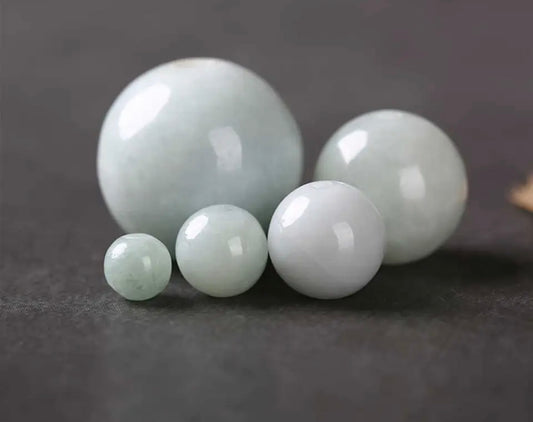 Natural Jade Smooth Beads (10ea/pk)