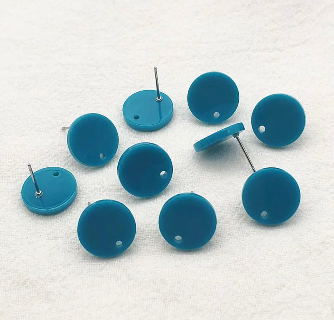 Earring Topper F0368 - NEON Round Acrylic  (10ea/pack)