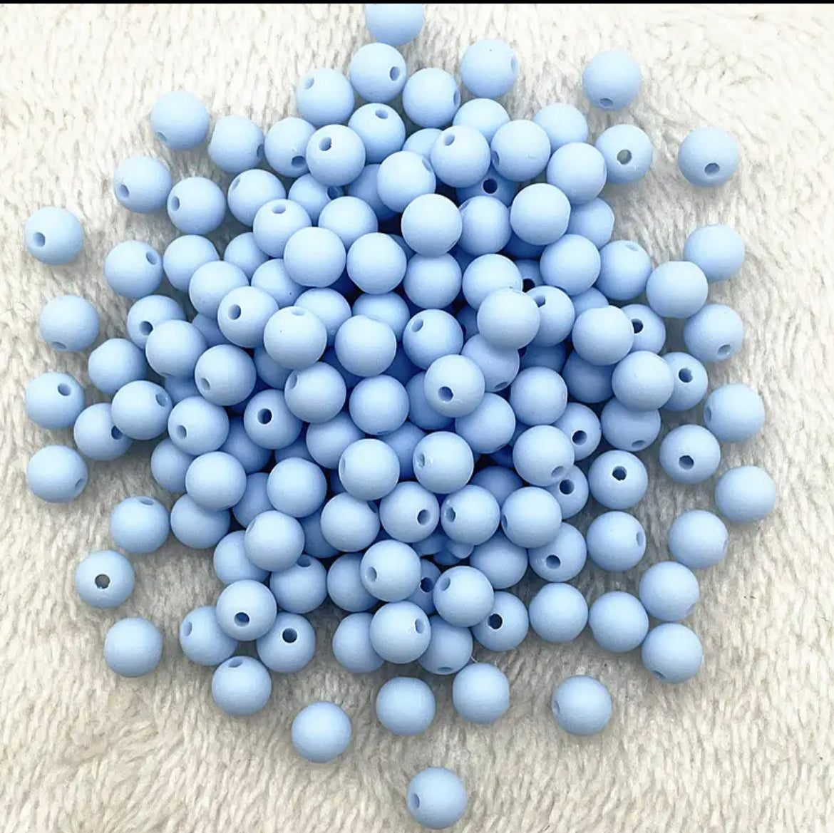 Acrylic Matte Loose Spacer Beads