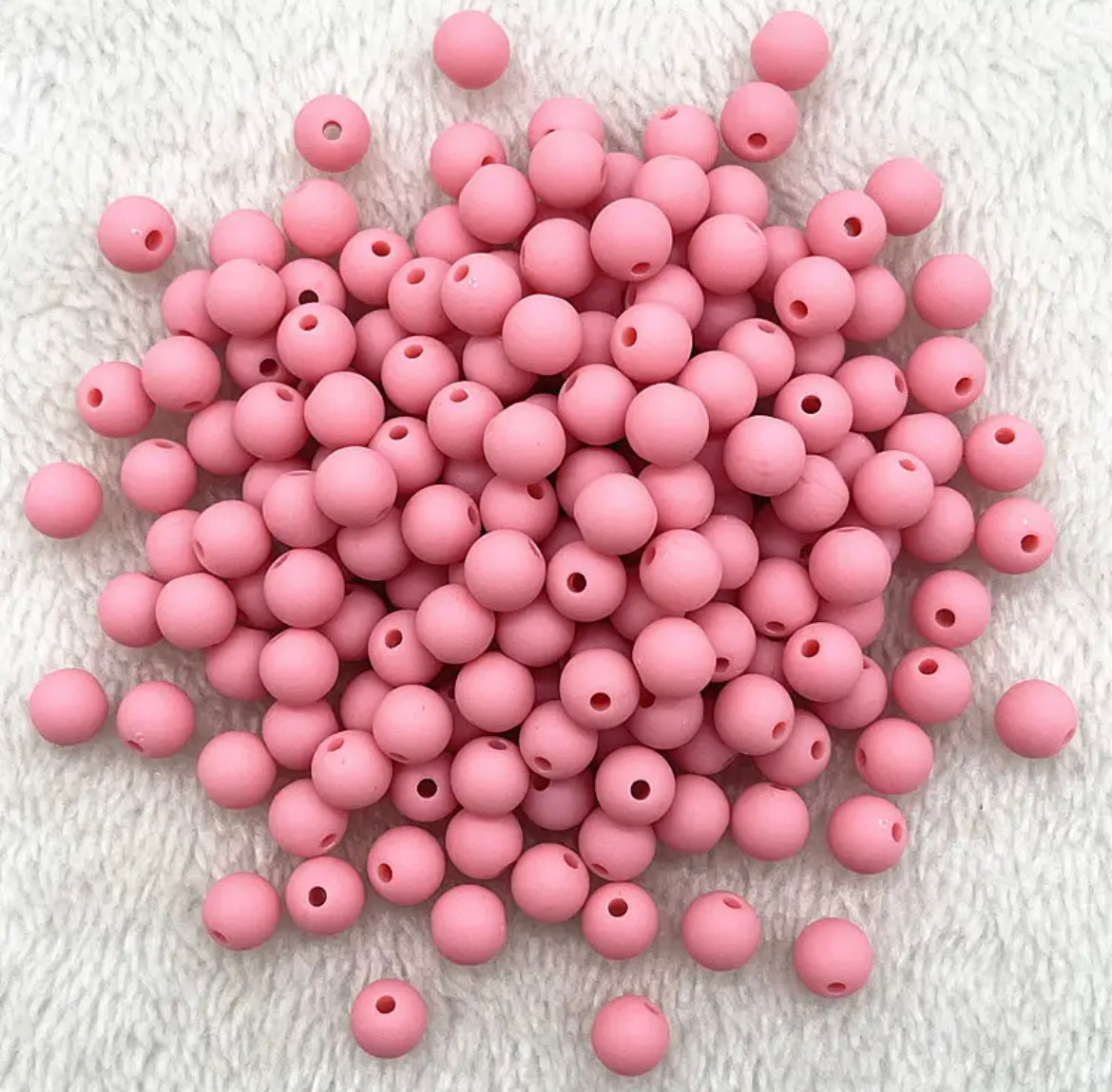 Acrylic Matte Loose Spacer Beads