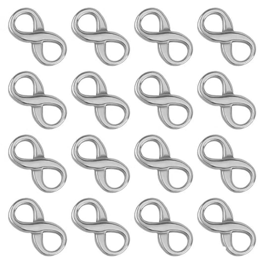 Charm, Pendant, Spacer, Connector- Infinity Symbol Stainless Steel